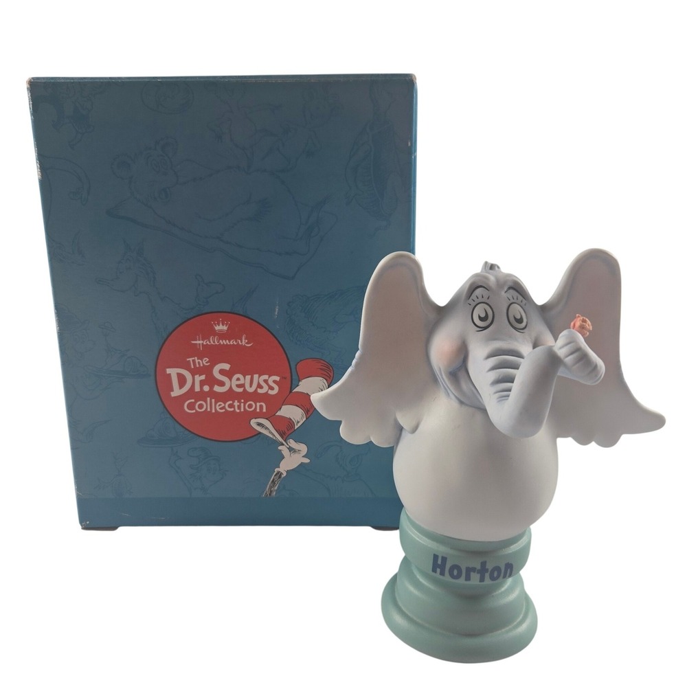 Hallmark Horton Hears a Who Figurine Dr Seuss Collection 2001 Numbered Edition